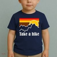 Take A Hike Sunset Funny Hiking Toddler T-Shirt thumb 2