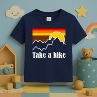 Take A Hike Sunset Funny Hiking Toddler T-Shirt thumb 3