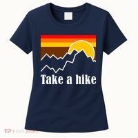 Take A Hike Sunset Funny Hiking Women's T-Shirt thumb 0