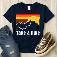 Take A Hike Sunset Funny Hiking Women's T-Shirt thumb 3