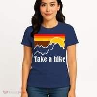 Take A Hike Sunset Funny Hiking Women's T-Shirt thumb 4
