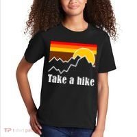 Take A Hike Sunset Funny Hiking Kids T-Shirt thumb 2