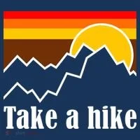Take A Hike Sunset Funny Hiking Tote Bag thumb 4