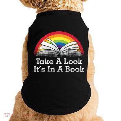 Take A Look, It's In A Book Doggie Tank