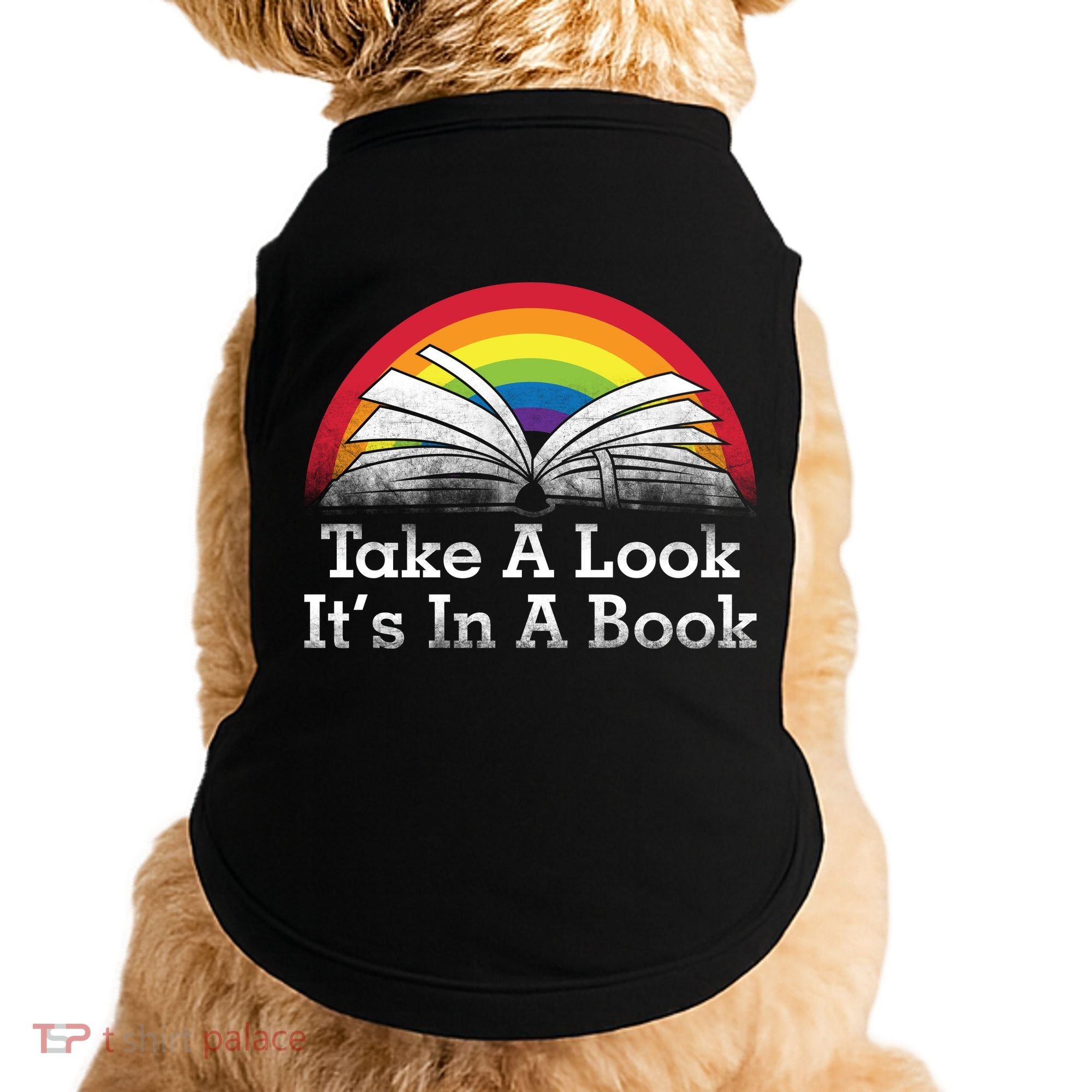 Take A Look, It's In A Book Doggie Tank