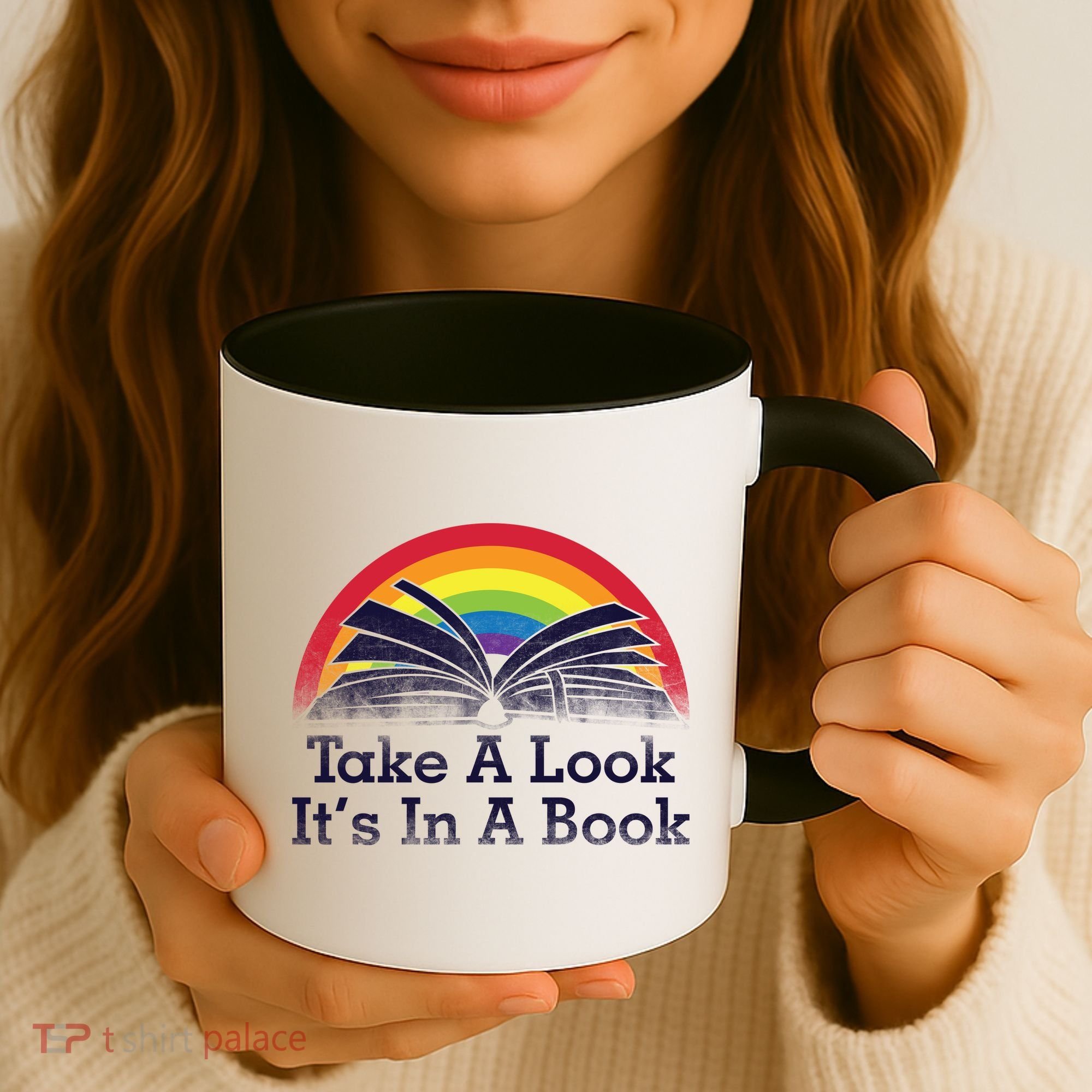 Take A Look, It's In A Book Coffee Mug
