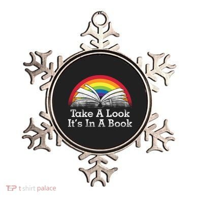 Take A Look, It's In A Book Ornament