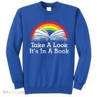 Take A Look, It's In A Book Sweatshirt thumb 0
