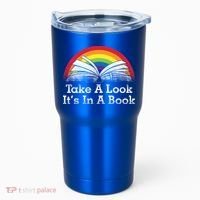 Take A Look, It's In A Book Tumbler thumb 0