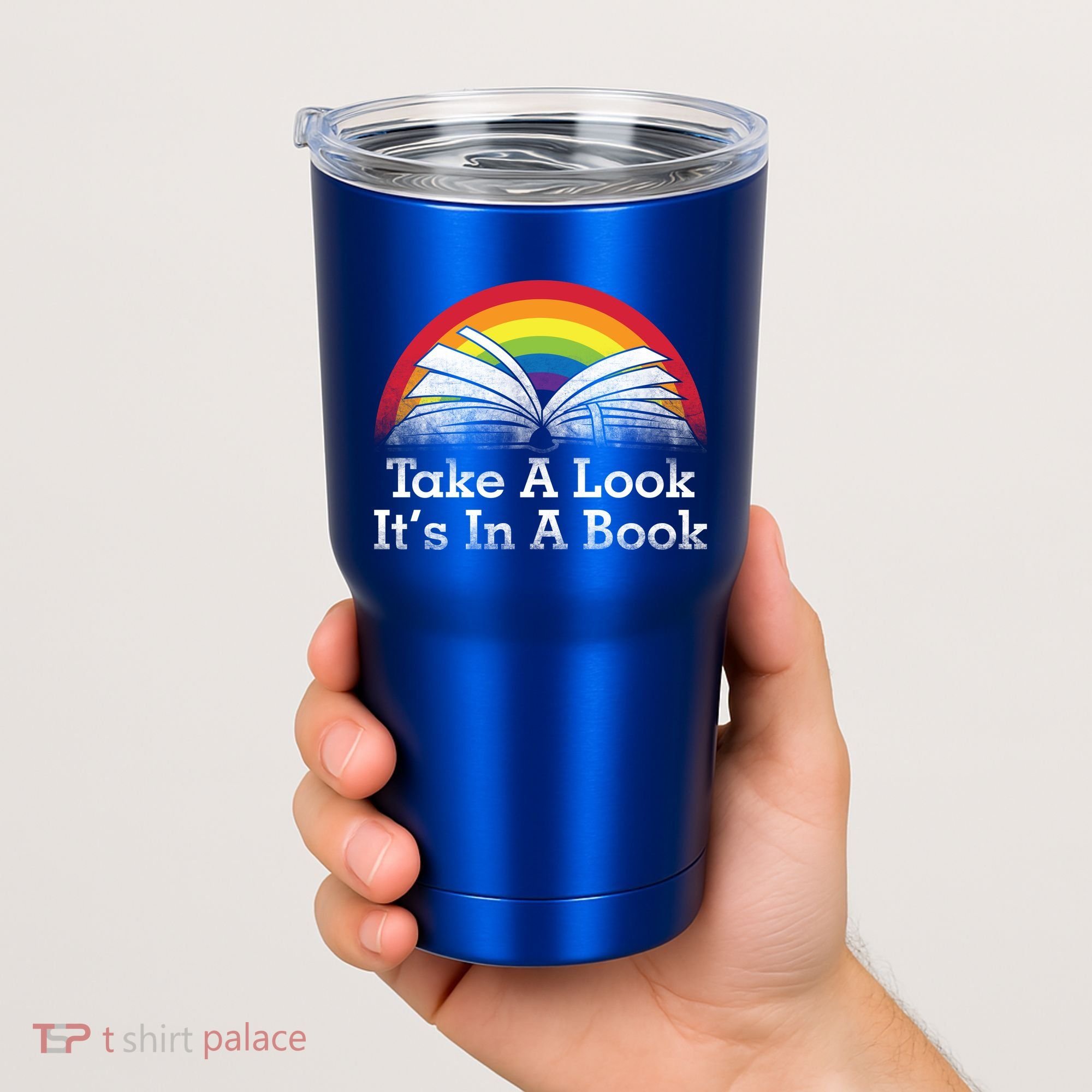 Take A Look, It's In A Book Tumbler