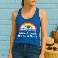 Take A Look, It's In A Book Women's Tank Top thumb 2