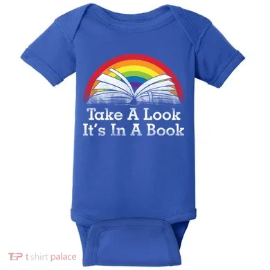 Take A Look, It's In A Book Baby Bodysuit