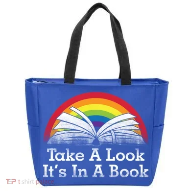 Take A Look, It's In A Book Tote Bag