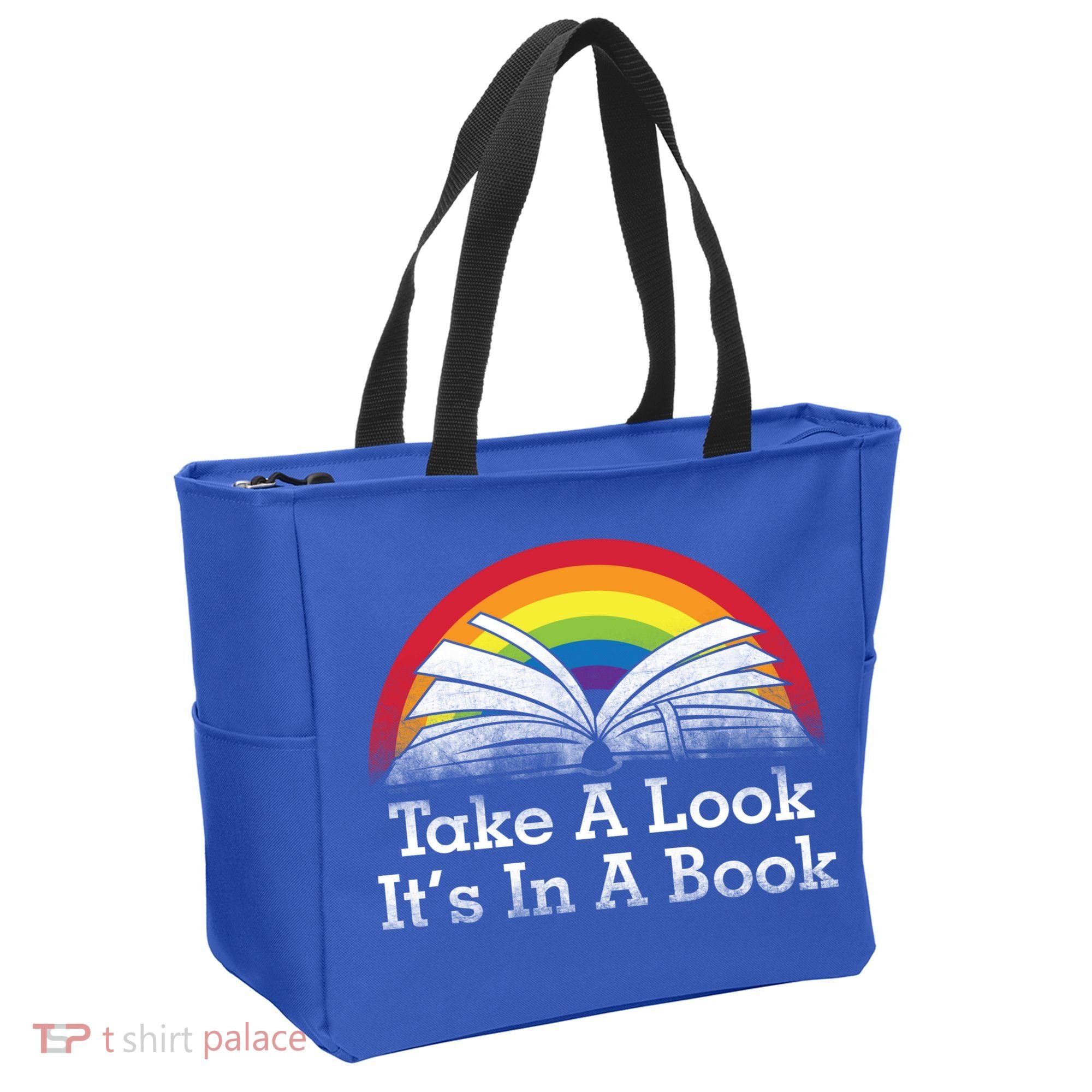 Take A Look, It's In A Book Tote Bag