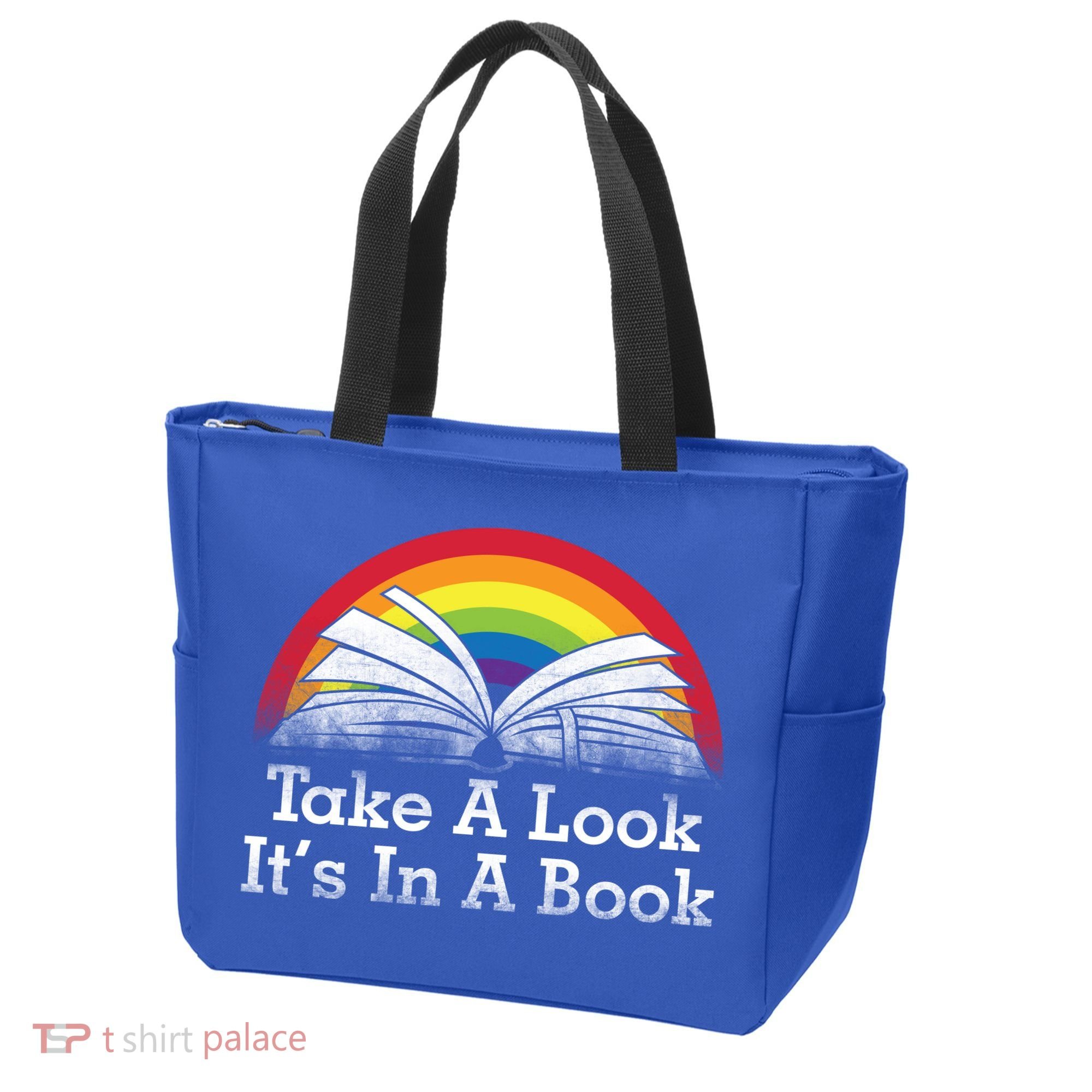 Take A Look, It's In A Book Tote Bag