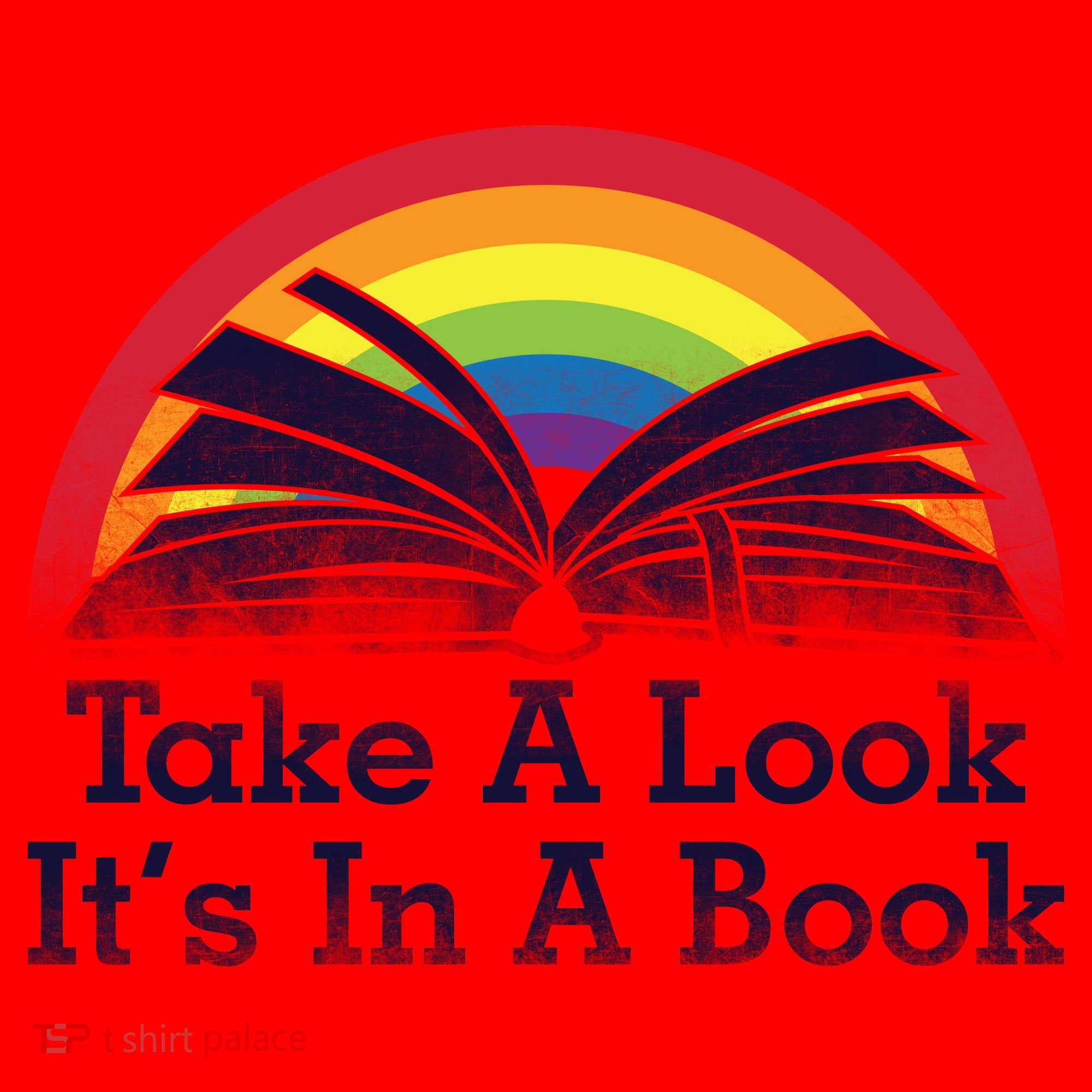 Take A Look, It's In A Book Santa Hat