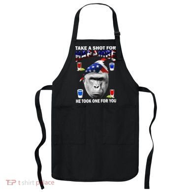Take A Shot For Harambe Apron
