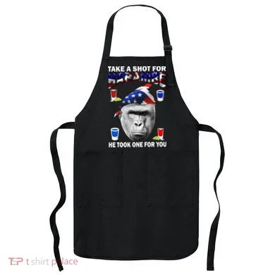 Take A Shot For Harambe Apron