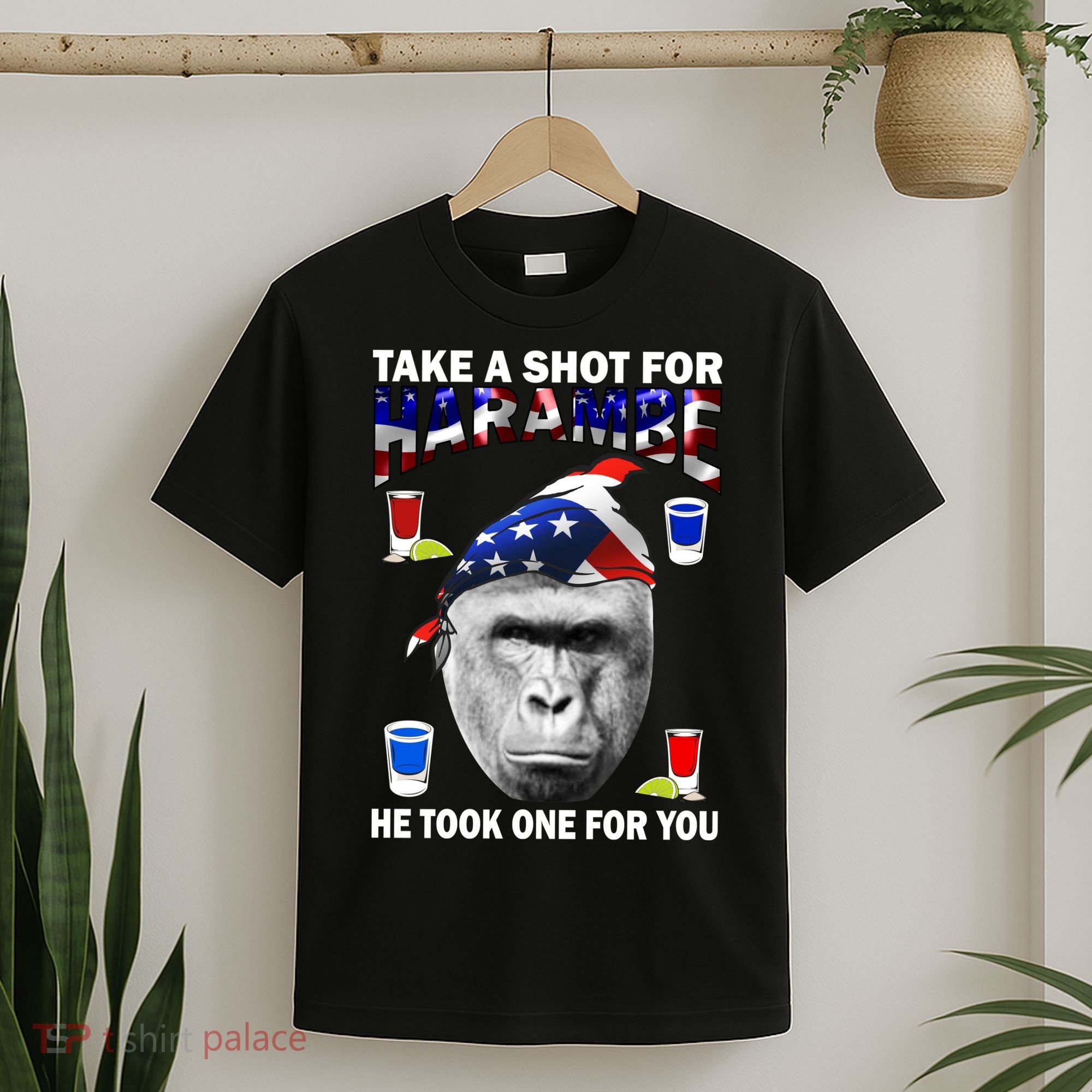 Take A Shot For Harambe T-Shirt