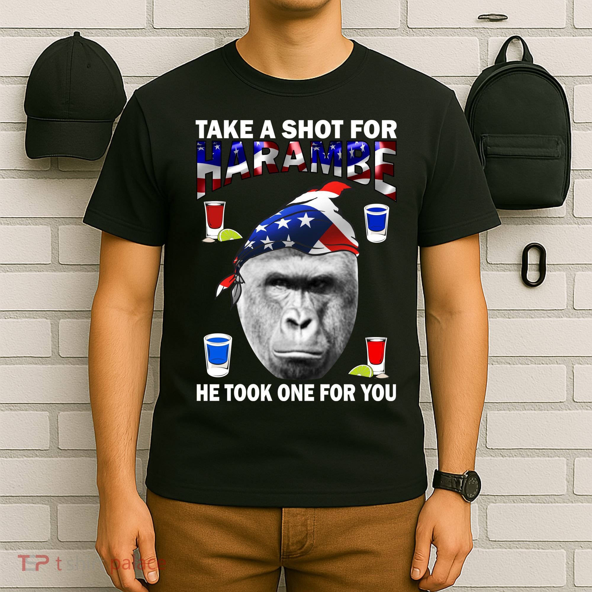 Take A Shot For Harambe T-Shirt