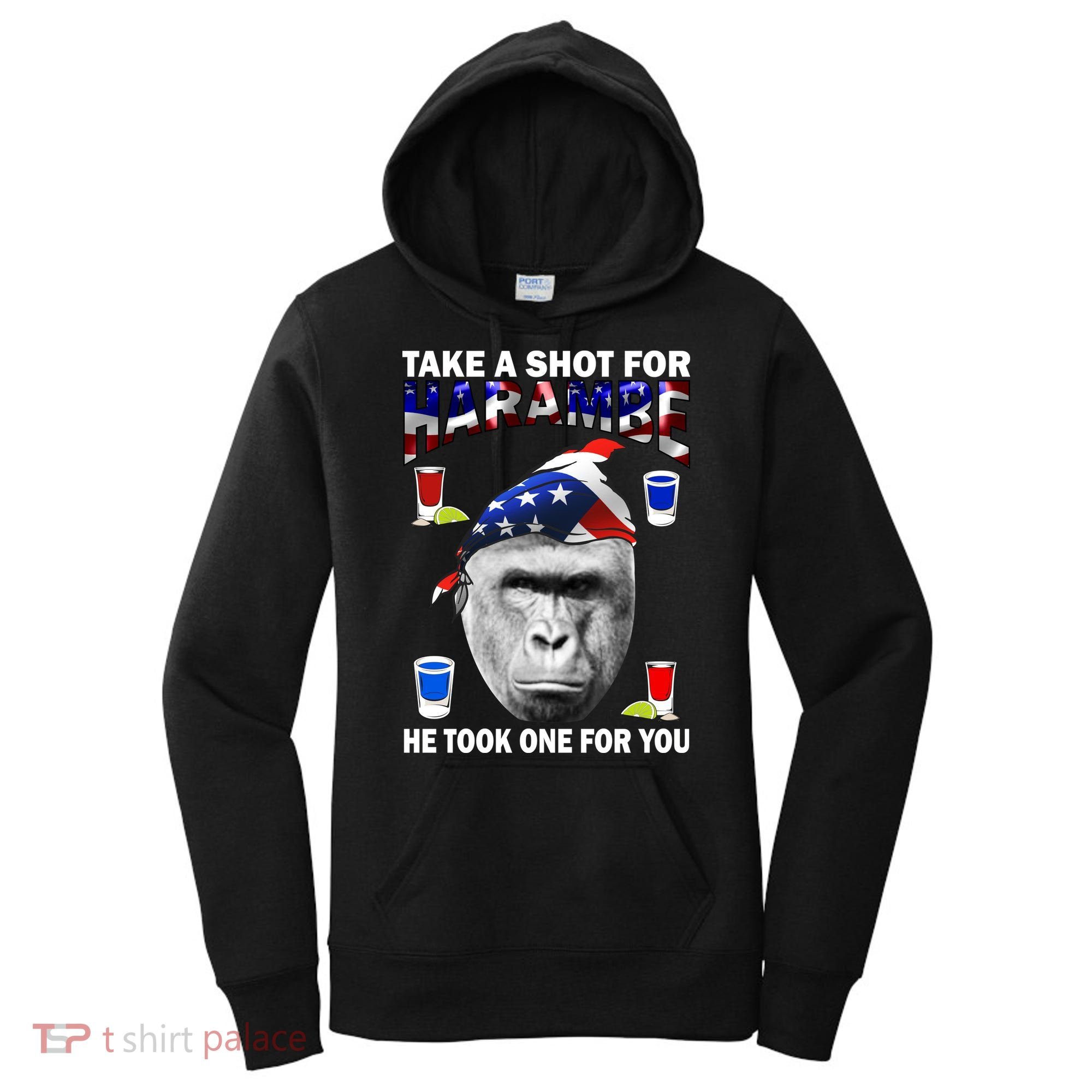 Take A Shot For Harambe Women's Hoodie