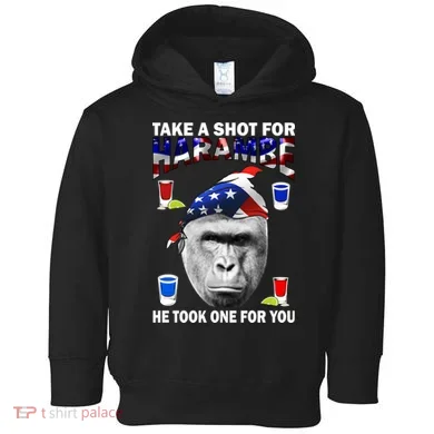 Take A Shot For Harambe Toddler Hoodie