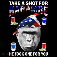 Take A Shot For Harambe Tank Top thumb 6
