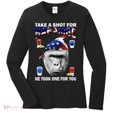 Take A Shot For Harambe Women's Long Sleeve Shirt