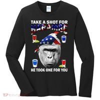 Take A Shot For Harambe Women's Long Sleeve Shirt thumb 0