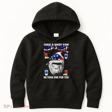 Take A Shot For Harambe Kids Hoodie