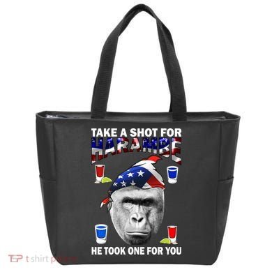 Take A Shot For Harambe Tote Bag