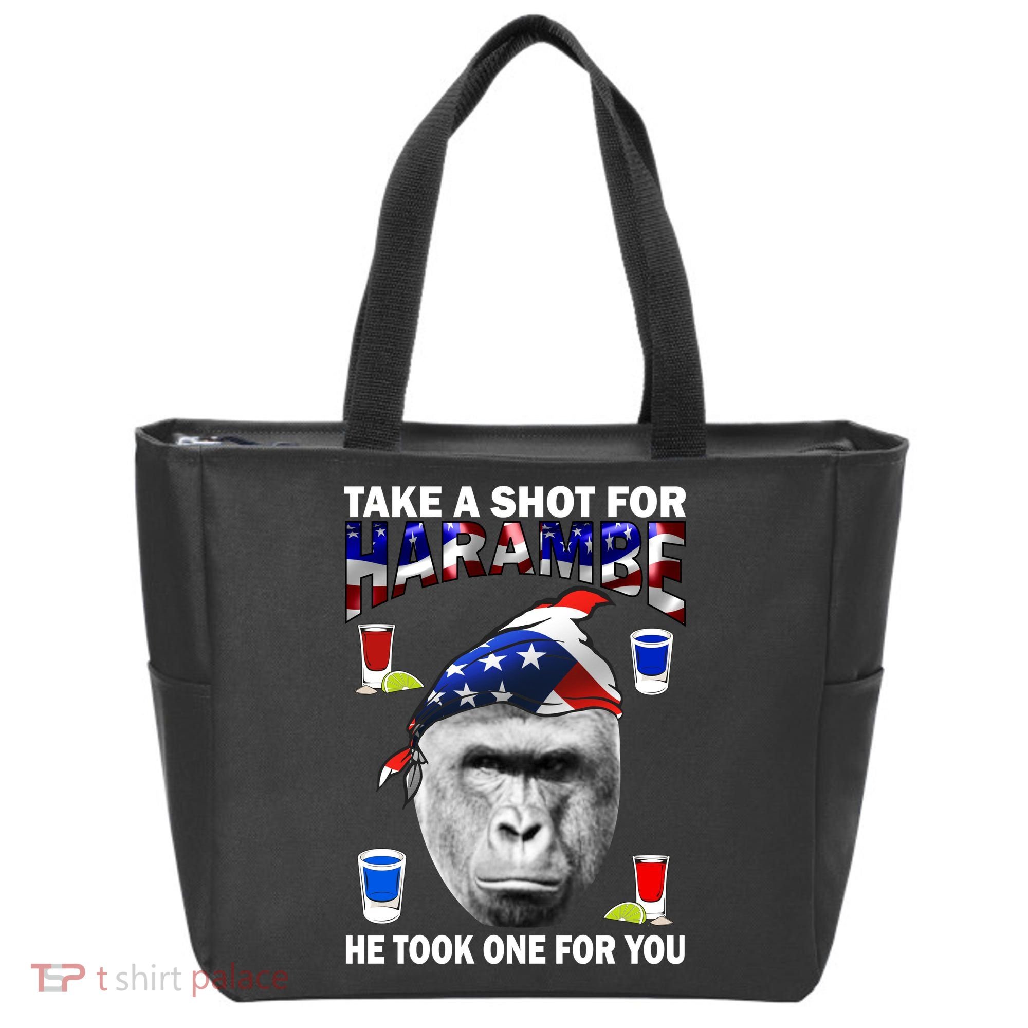 Take A Shot For Harambe Tote Bag
