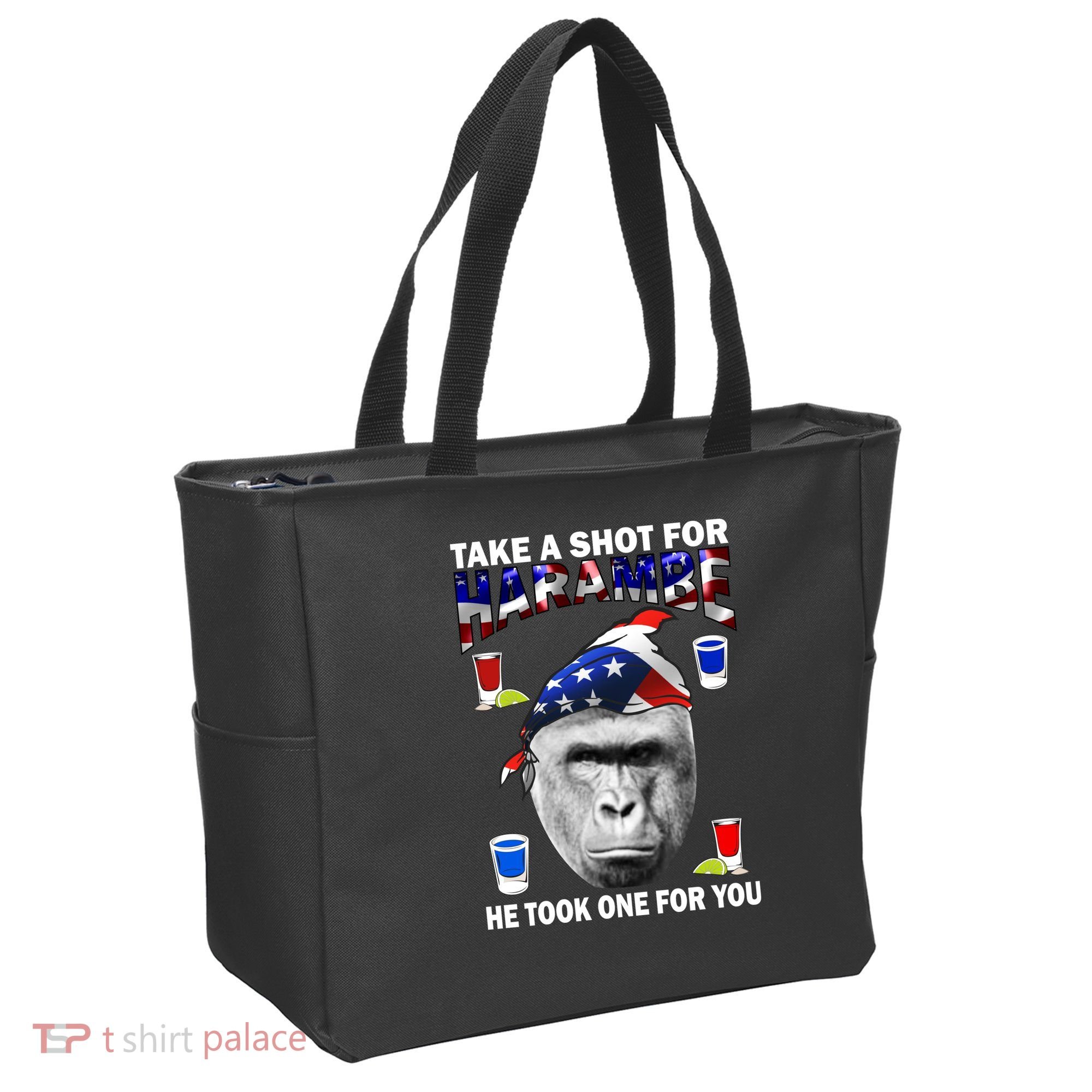 Take A Shot For Harambe Tote Bag