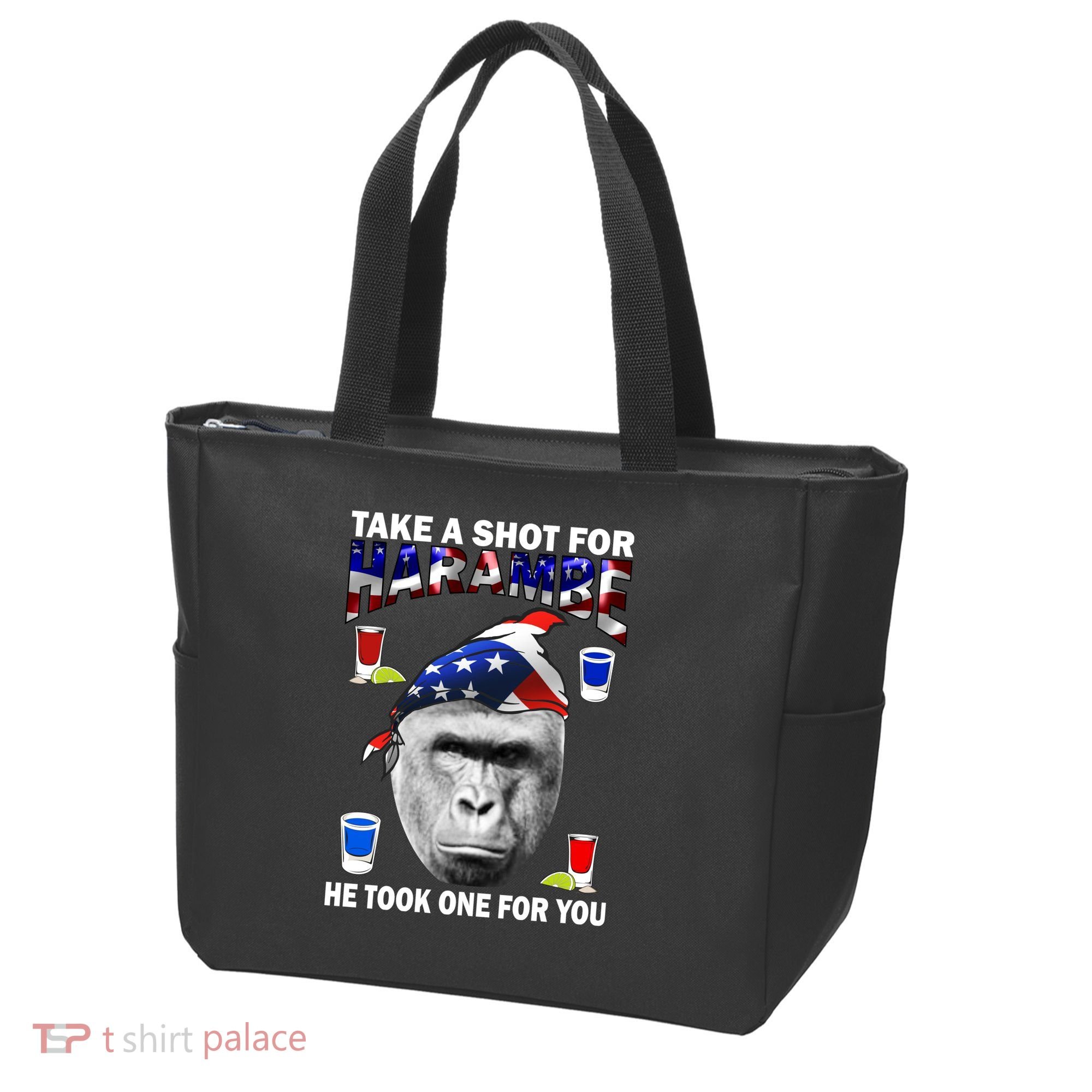 Take A Shot For Harambe Tote Bag