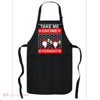 Take Me Gnome Tonight Ugly Christmas Apron thumb 0