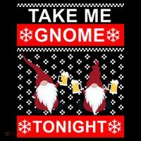 Take Me Gnome Tonight Ugly Christmas Visor thumb 3