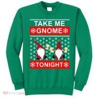 Take Me Gnome Tonight Ugly Christmas Sweatshirt thumb 0