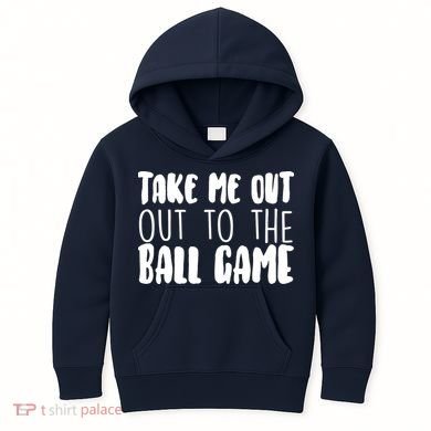 Take Me Out To The Ball Game Kids Hoodie