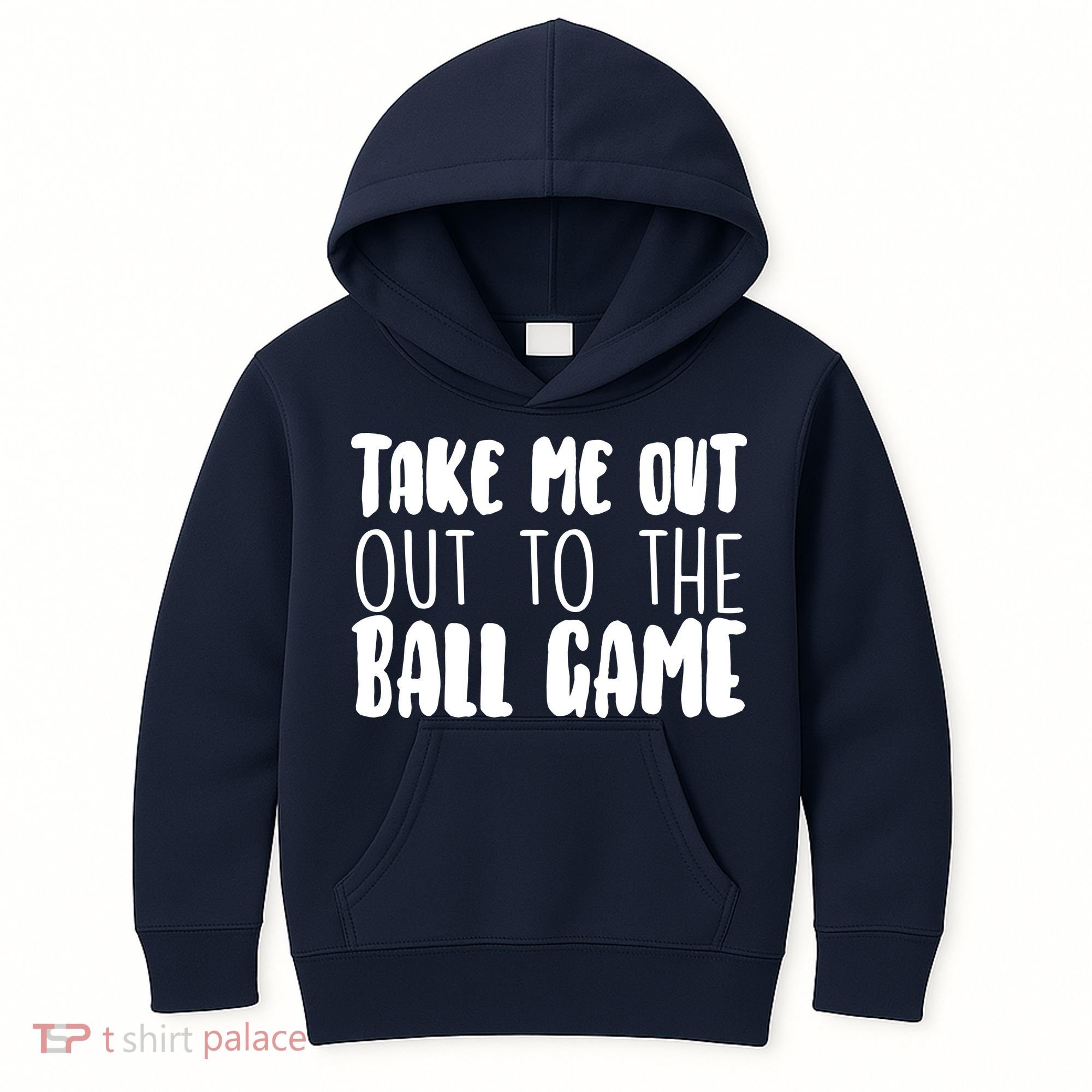 Take Me Out To The Ball Game Kids Hoodie