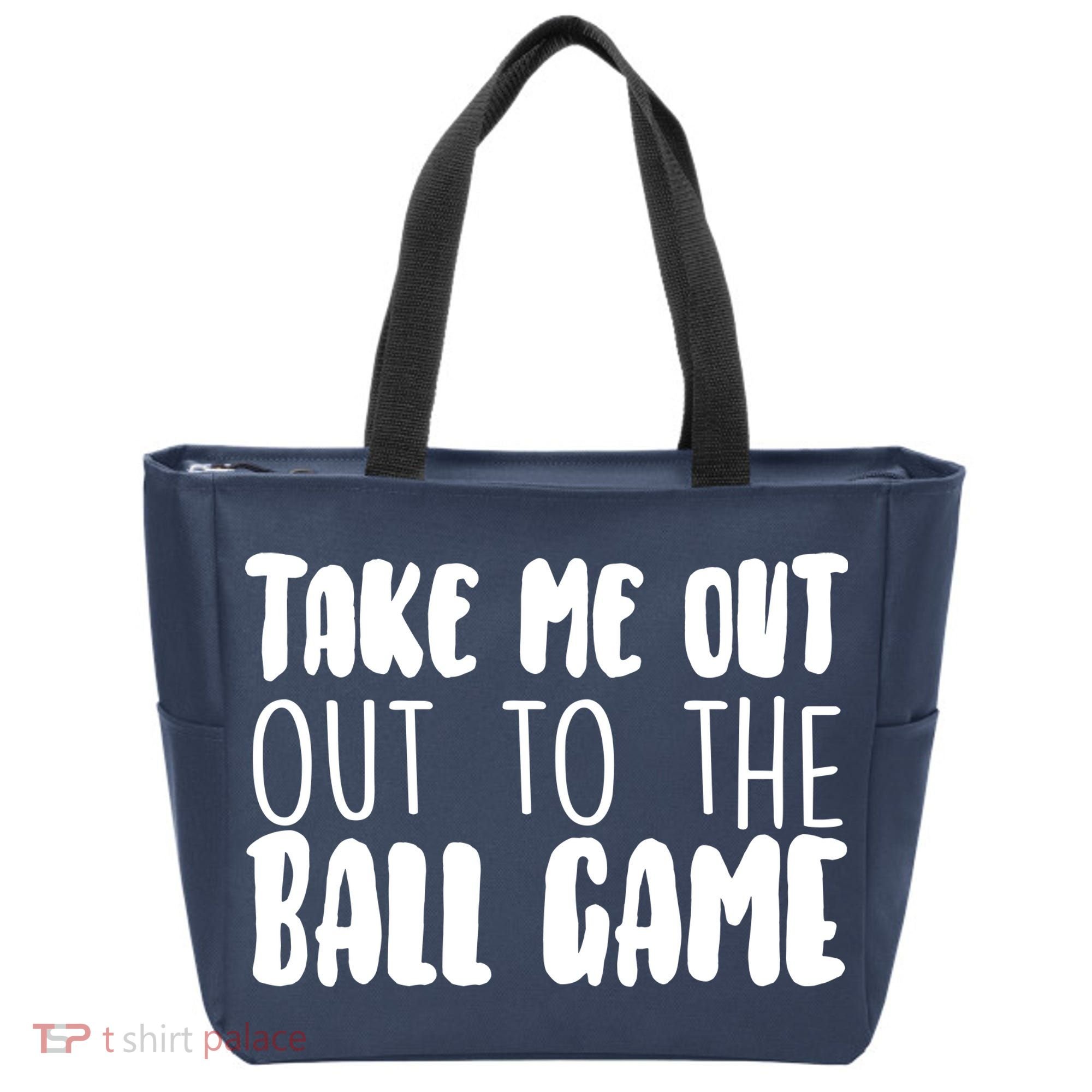 Take Me Out To The Ball Game Tote Bag