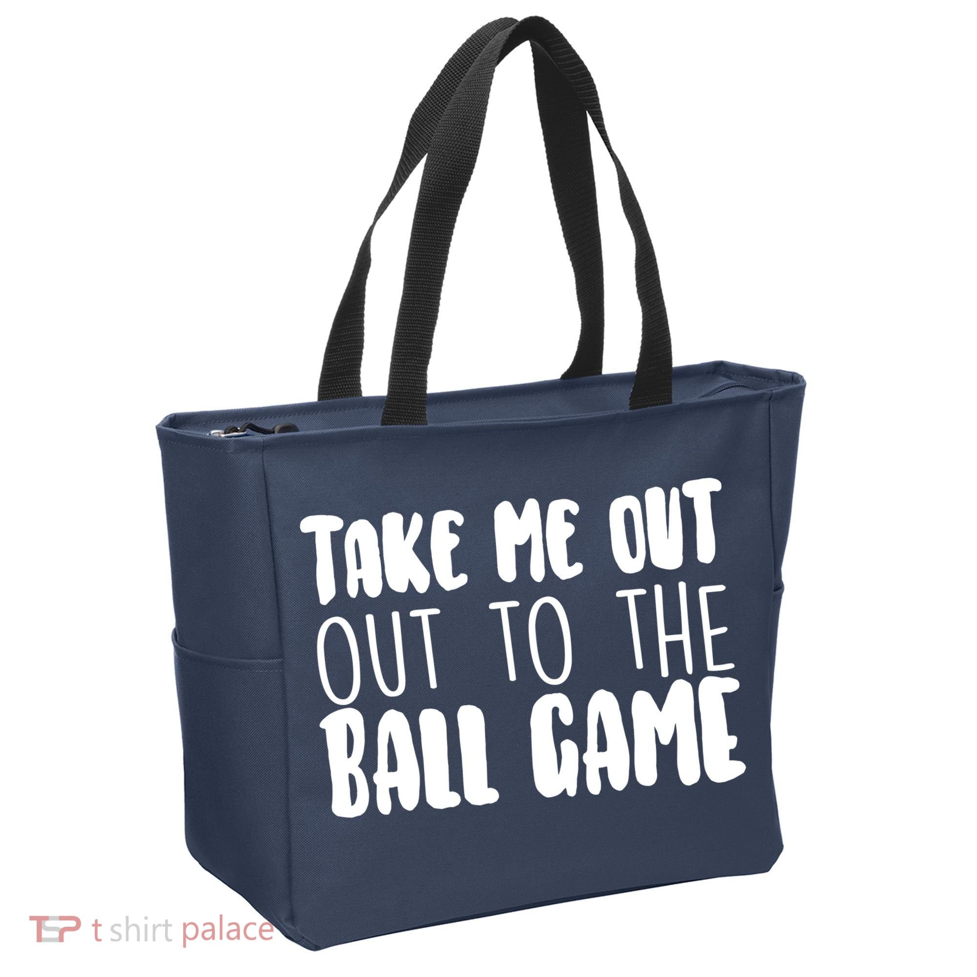 Take Me Out To The Ball Game Tote Bag