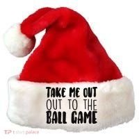 Take Me Out To The Ball Game Santa Hat thumb 0