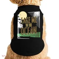 Take Me To The Ocean Doggie Tank thumb 0