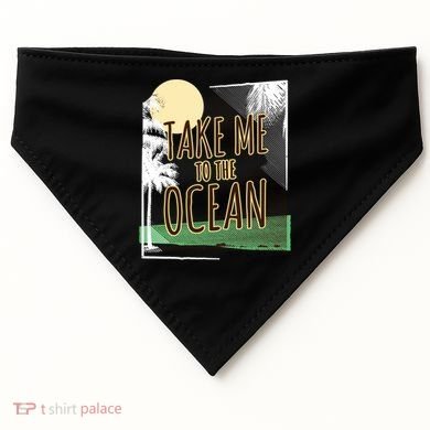 Take Me To The Ocean USA-Made Doggie Bandana