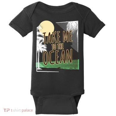 Take Me To The Ocean Baby Bodysuit