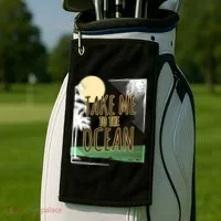 Take Me To The Ocean Golf Towel thumb 2