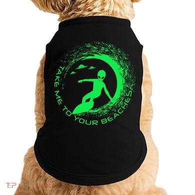 Take Me To Your Beaches Alien Doggie Tank