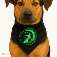 Take Me To Your Beaches Alien USA-Made Doggie Bandana thumb 1