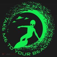 Take Me To Your Beaches Alien Hoodie thumb 2