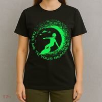 Take Me To Your Beaches Alien T-Shirt thumb 4